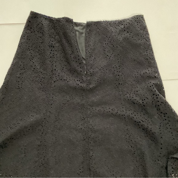 Nicole Miller Midi Short Black Skirt Size 14 - Picture 4 of 11